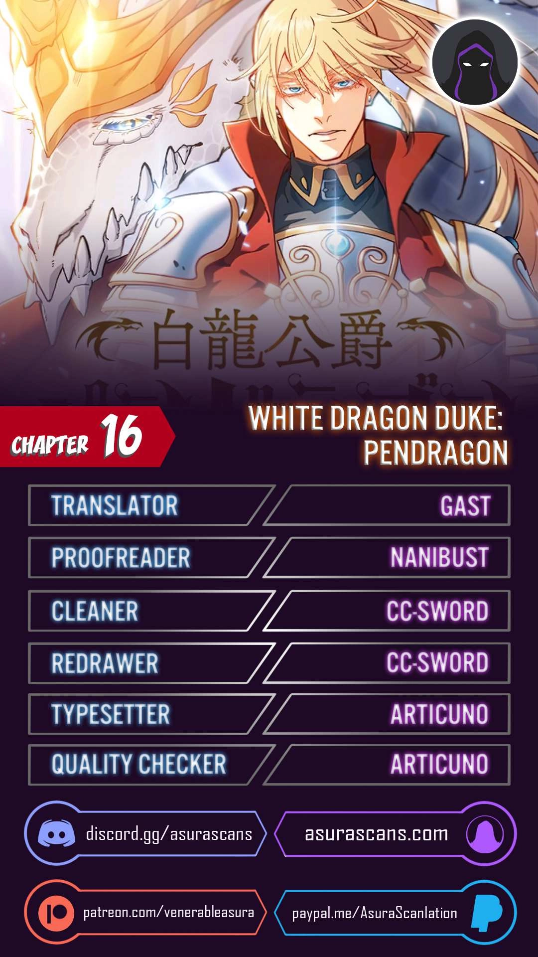 White Dragon Duke: Pendragon Chapter 16 1